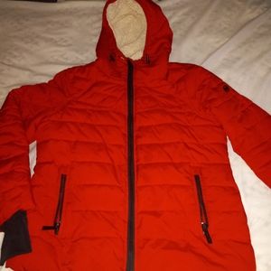 red michael kors jacket